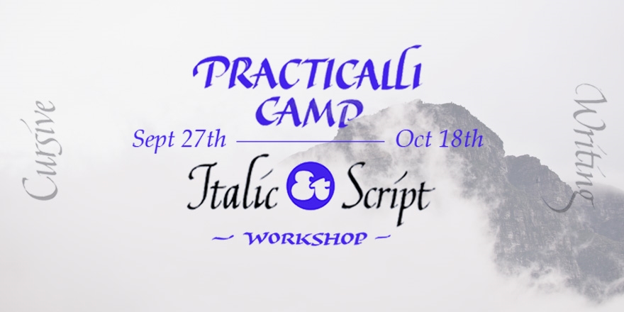 Practicalli Camp: 從書寫到文字設計 ─ Italic Script 工作坊